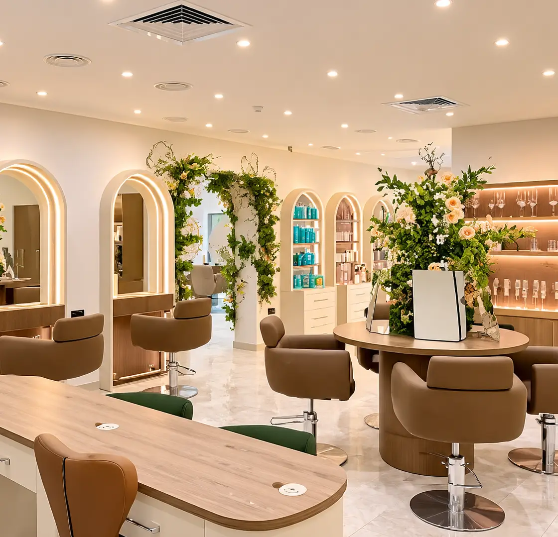 Independent salon furniture selection