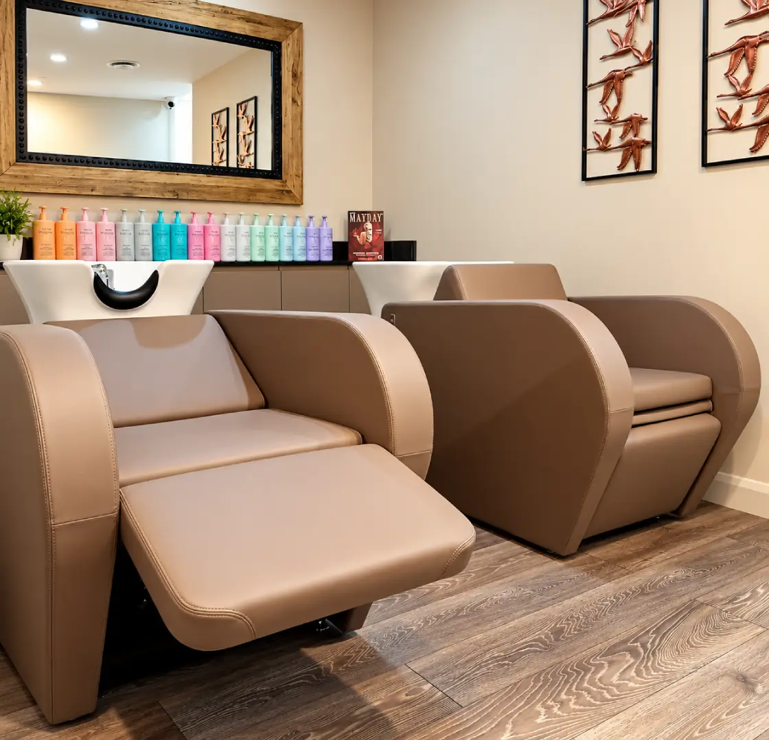 Comfortable salon seating