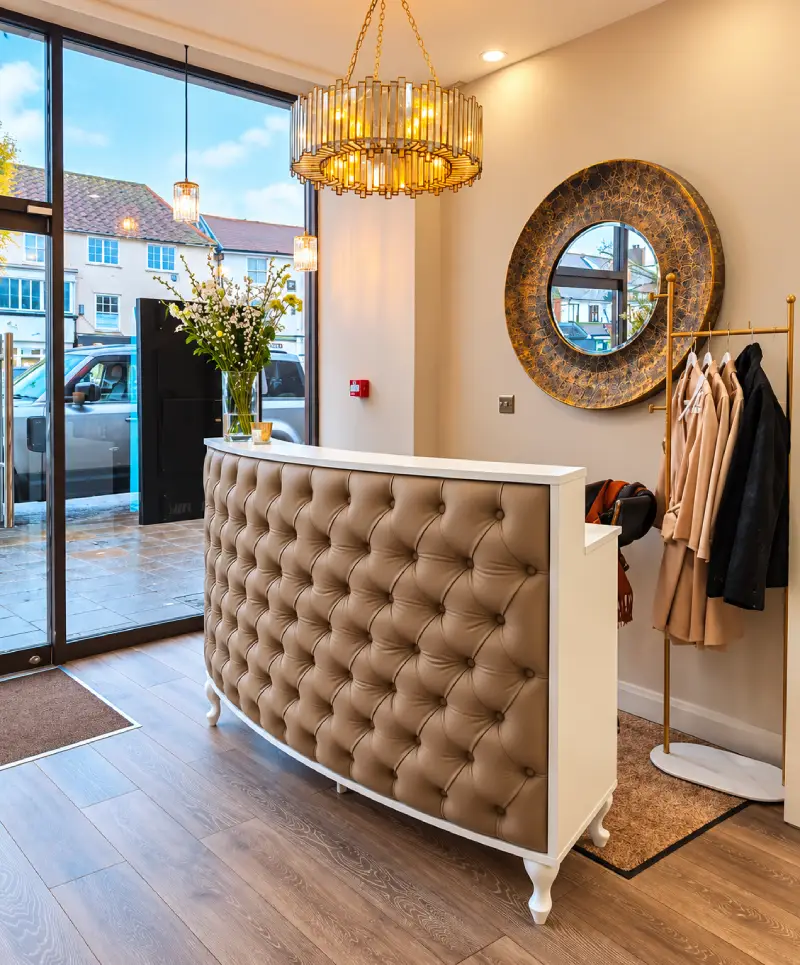 Salon furniture and styling stations